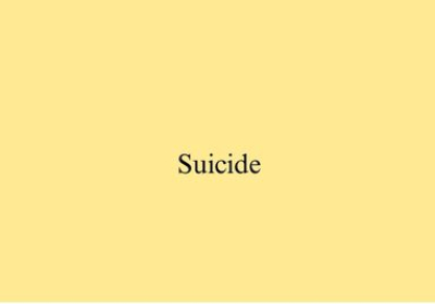 suicide 